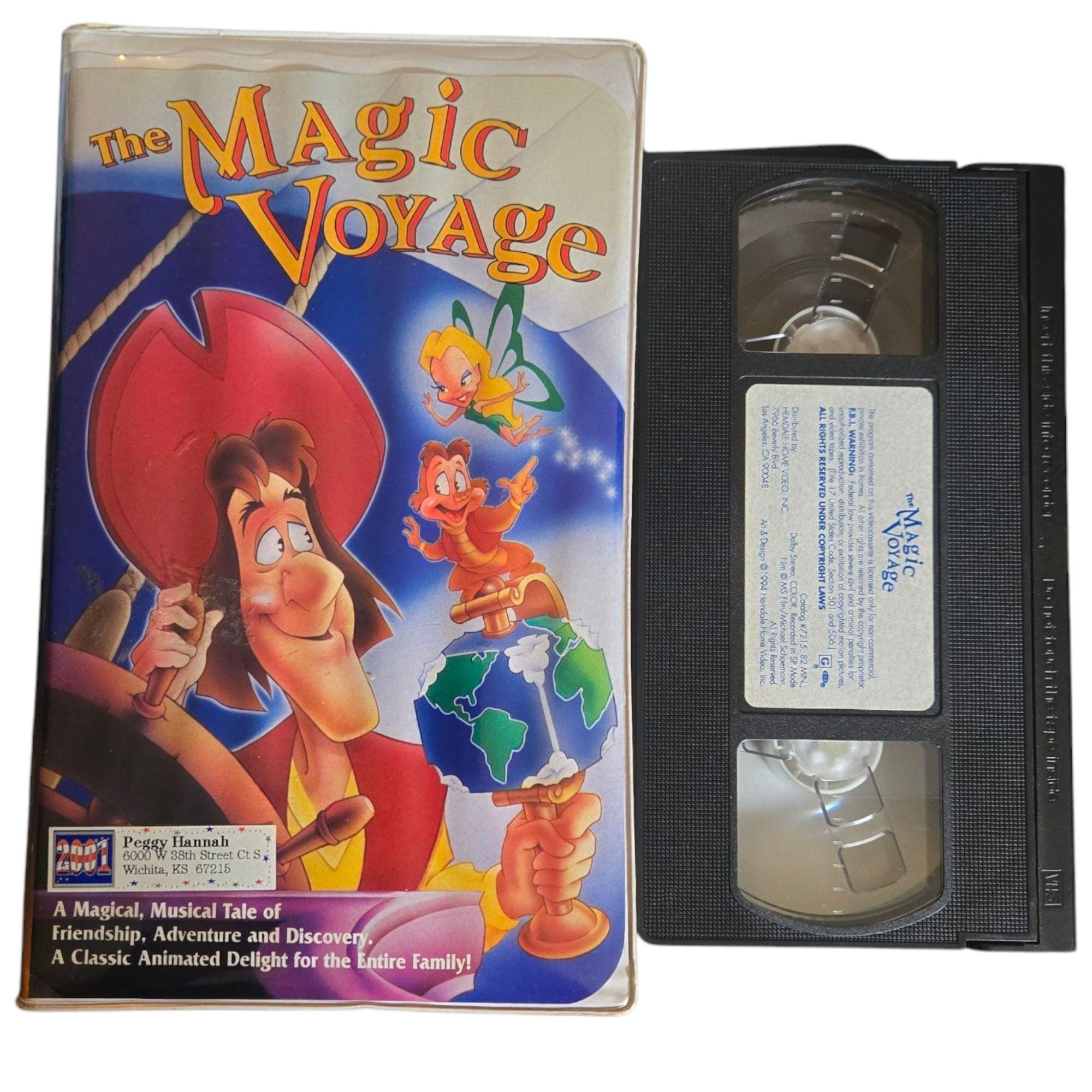The Magic Voyage VHS Tape 1992 Animated Dom Deluise Corey Feldman