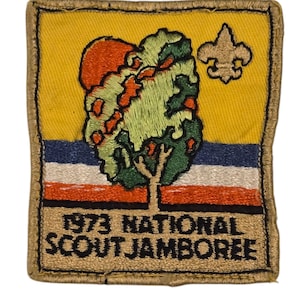 1973 National Scout Jamboree Vintage Patch Collectible Boy Scouts of America BSA