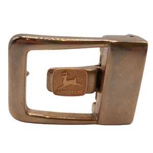 John Deere Belt Buckle Vintage Hard To Find Tractor Farm Collectible