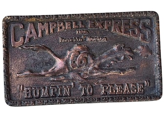Campbells 66 Express Belt Buckle Humpin To Please Snortin Norton Camel AS IS