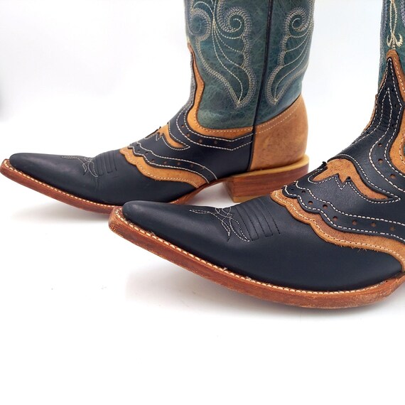 Sendra heren cowboylaarzen in Donkerbruin – Sendra Amsterdam Cowboylaarzen