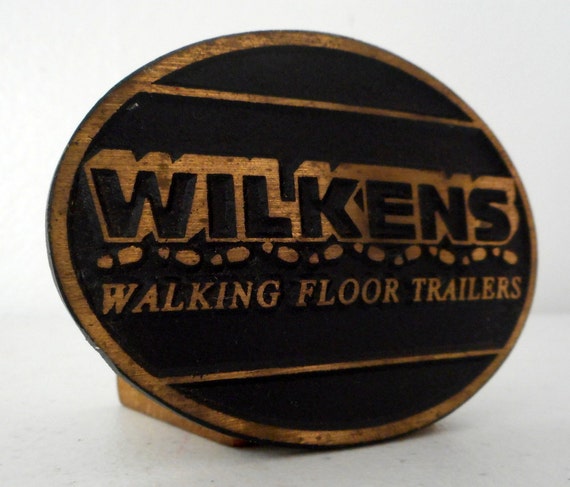 Wilkens Trucks Belt Buckle Walking Floor Trailers Semi Driver Etsy