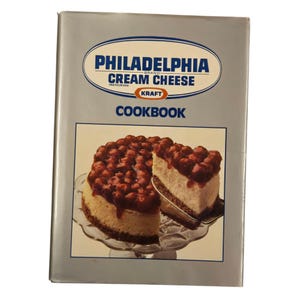 Philadelphia Brand Cream Cheese Cookbook Hardcover Recipe Book