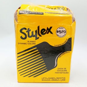 Stylex Store Display Hair Picks Raiser Deadstock Vintage Beauty Combs New Old Stock