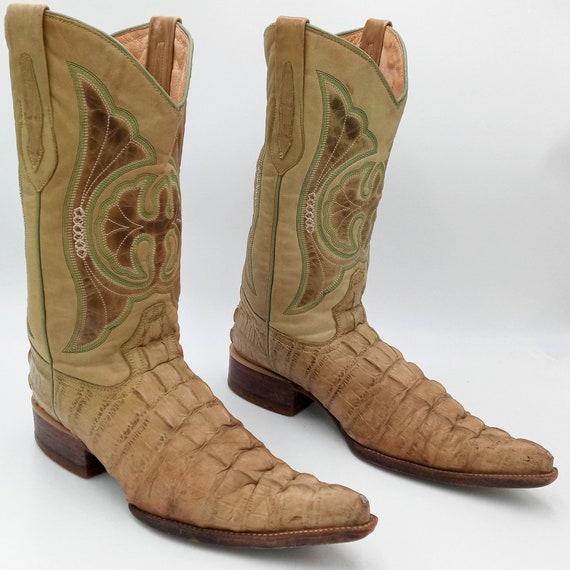 Men's crocodile cheap cowboy boots