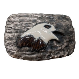 Bald Eagle Belt Buckle Vintage Patriotic Bird Country Western Wear Cowboy