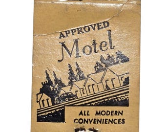 Vintage Sherwood Motel Matchbook Independence Kansas Advertising Collectible