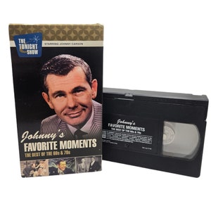 Johnnys Favorite Moments The Best Of The 60s and 70s VHS Johnny Carson