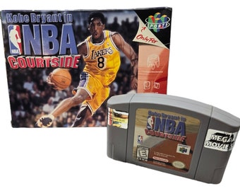 Kobe Bryant NBA Courtside 2 Nintendo 64 - Etsy