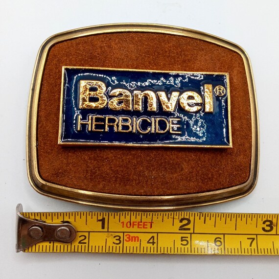 Banvel Herbicide Belt Buckle Vintage Agriculture … - image 2