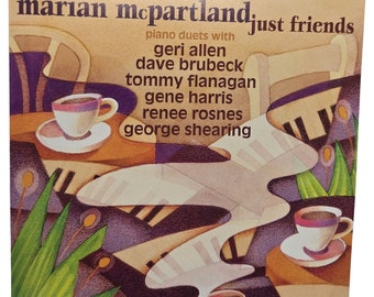 Marian McPartland Just Friends CD Piano Duets Music 1998 Jazz