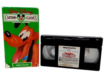 Buy Walt Disney Cartoon Classics Heres Pluto VHS Volume 5 Online in India - Etsy Buy Walt Disney Cartoon Classics Heres Pluto VHS Volume 5 Online in India - Etsy