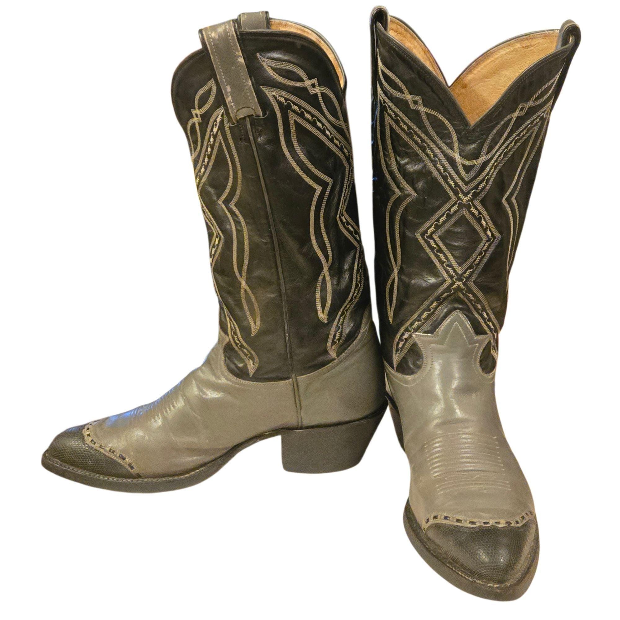 Tony Lama Wingtip Cowboy Boots Men’s 8.5 Tony Lama 6914 Vintage Wingtip Cowboy Vintage Tony Lama Urban Cowgirl Boots Men main image 2