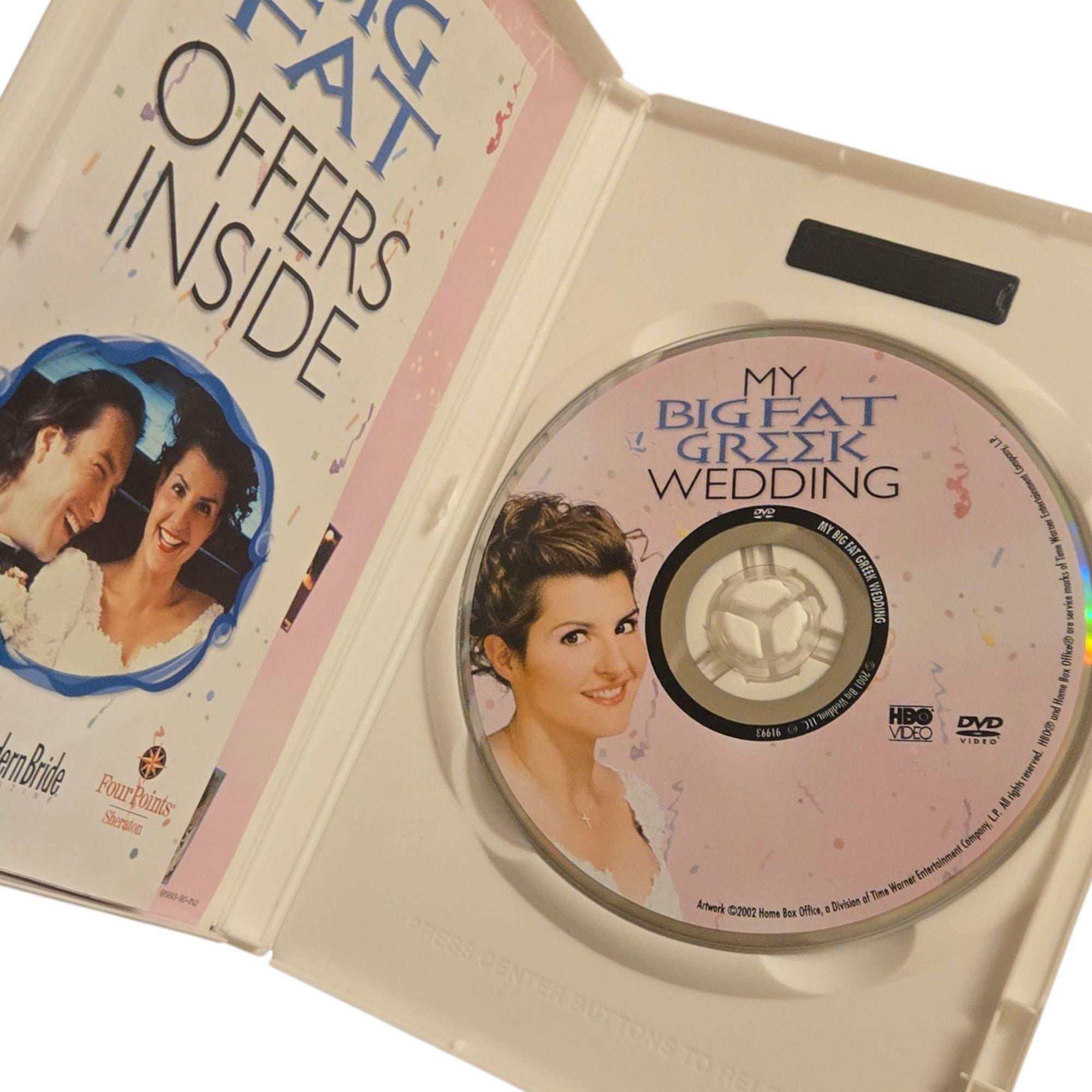My Big Fat Greek Wedding DVD 2002 Nia Vardalos Joey Fatone