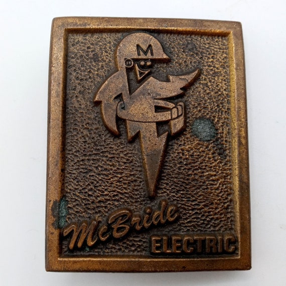 Mcbride electric belt buckle Gem