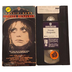 Private Benjamin VHS Tape Goldie Hawn Comedy Video 1980 Vintage Movie