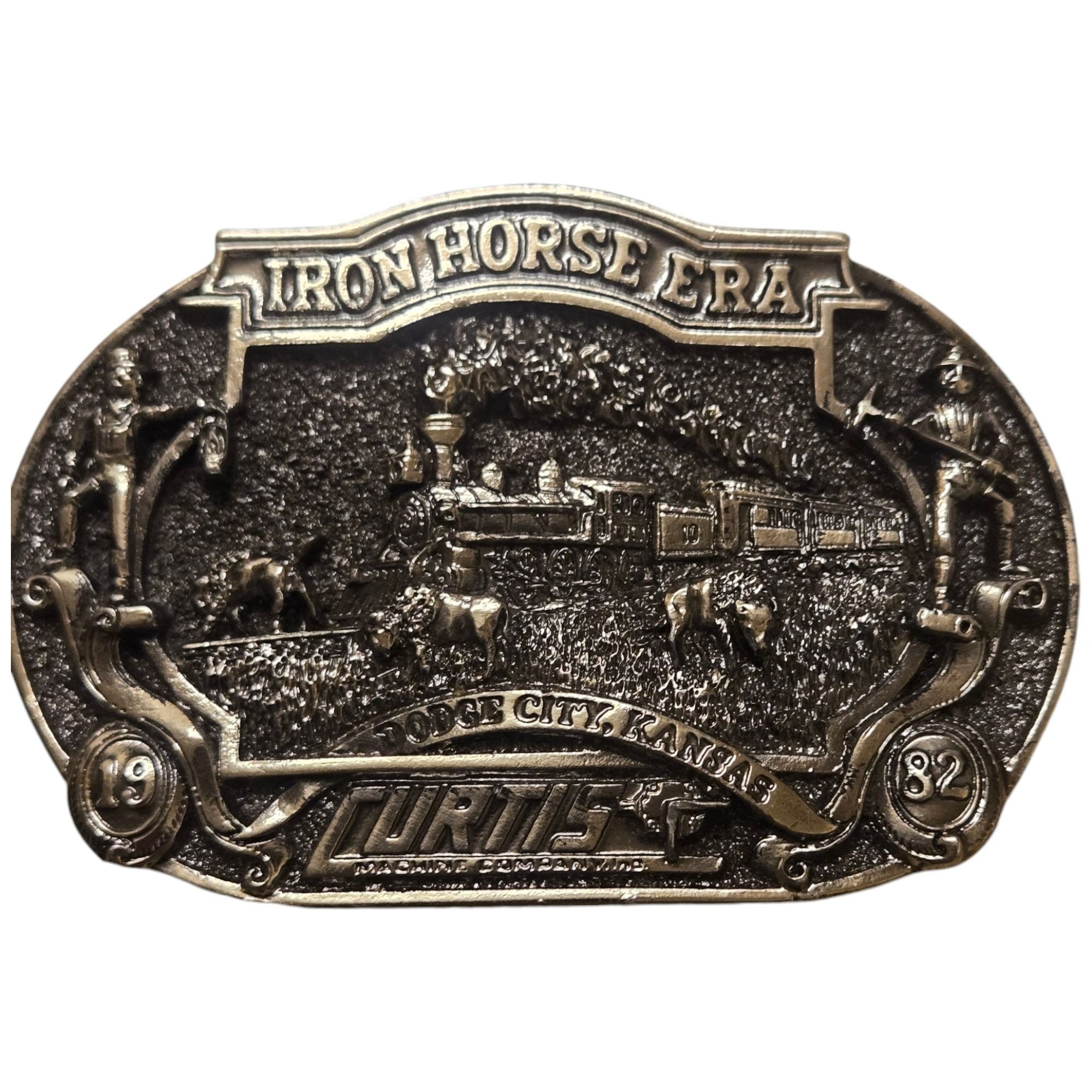 BBOTEN Fibbia per cintura occidentale Cavallo Fibbia per Cintura per Uomini Donne Cowboy Rodeo Texas Fibbie per Cintura Uomini Western Cowboy, Grigio, Small