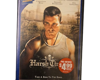 Harsh Times DVD Blockbuster Wypożyczalnia Ekskluzywna Christian Bale Eva Longoria Kryminał Dramat