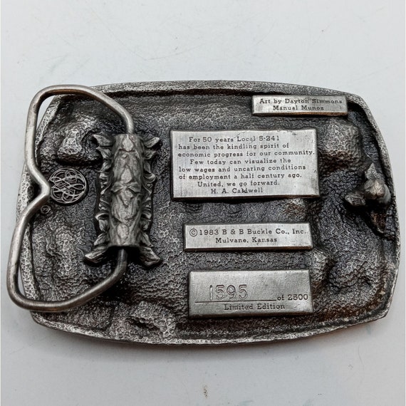 El Dorado KS Belt Buckle Union Oil Chemical Atomi… - image 3