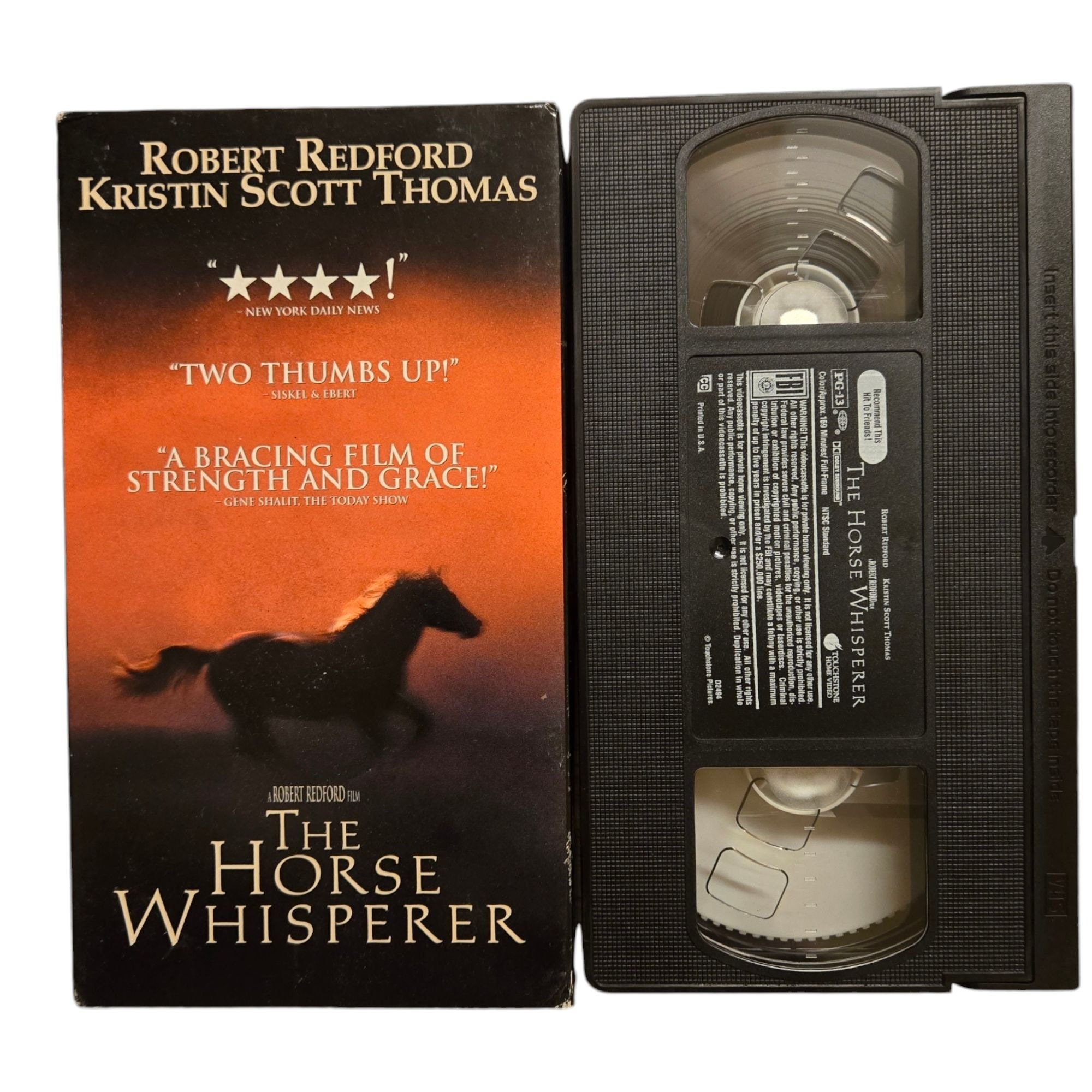 The Horse Whisperer VHS 1998 Robert Redford Kristin Scott