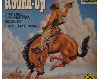 Round Up Kunzel Cincinnati PopsOrchester Musik-CD Cowboy Western Vintage 1990