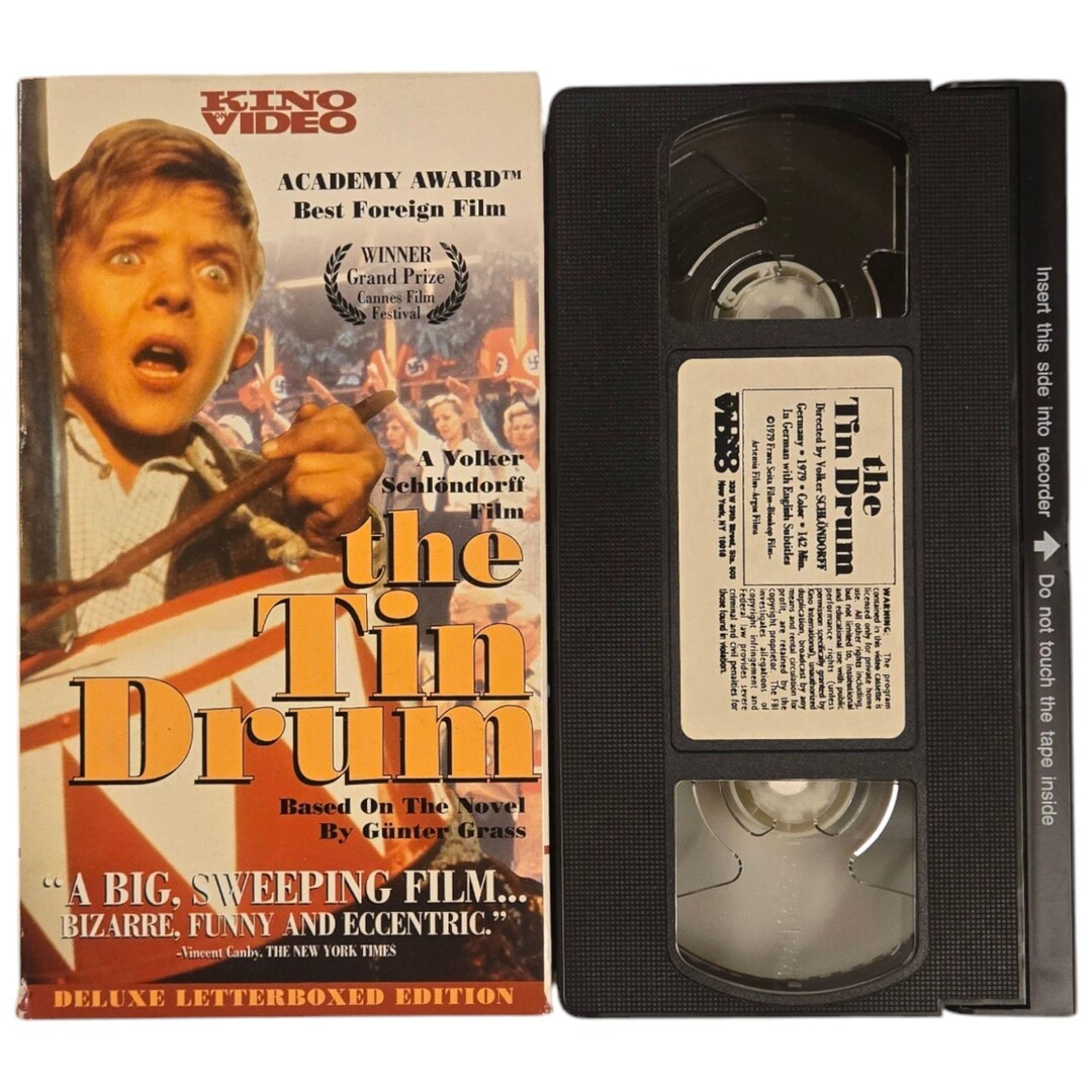 The Tin Drum VHS Movie Tape Foreign Film English Subtitles German
