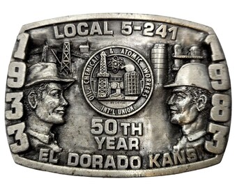 El Dorado Kansas Belt Buckle Union Local 5 241 lavoratori del settore chimico petrolifero