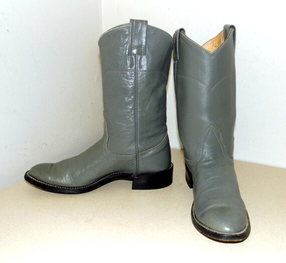 Grey roper boots Clearance