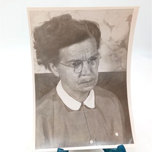 Aunt Ethel Knows And Does Not Approve Candid Portrait Found Photograph Picture 1950s Woman image 2