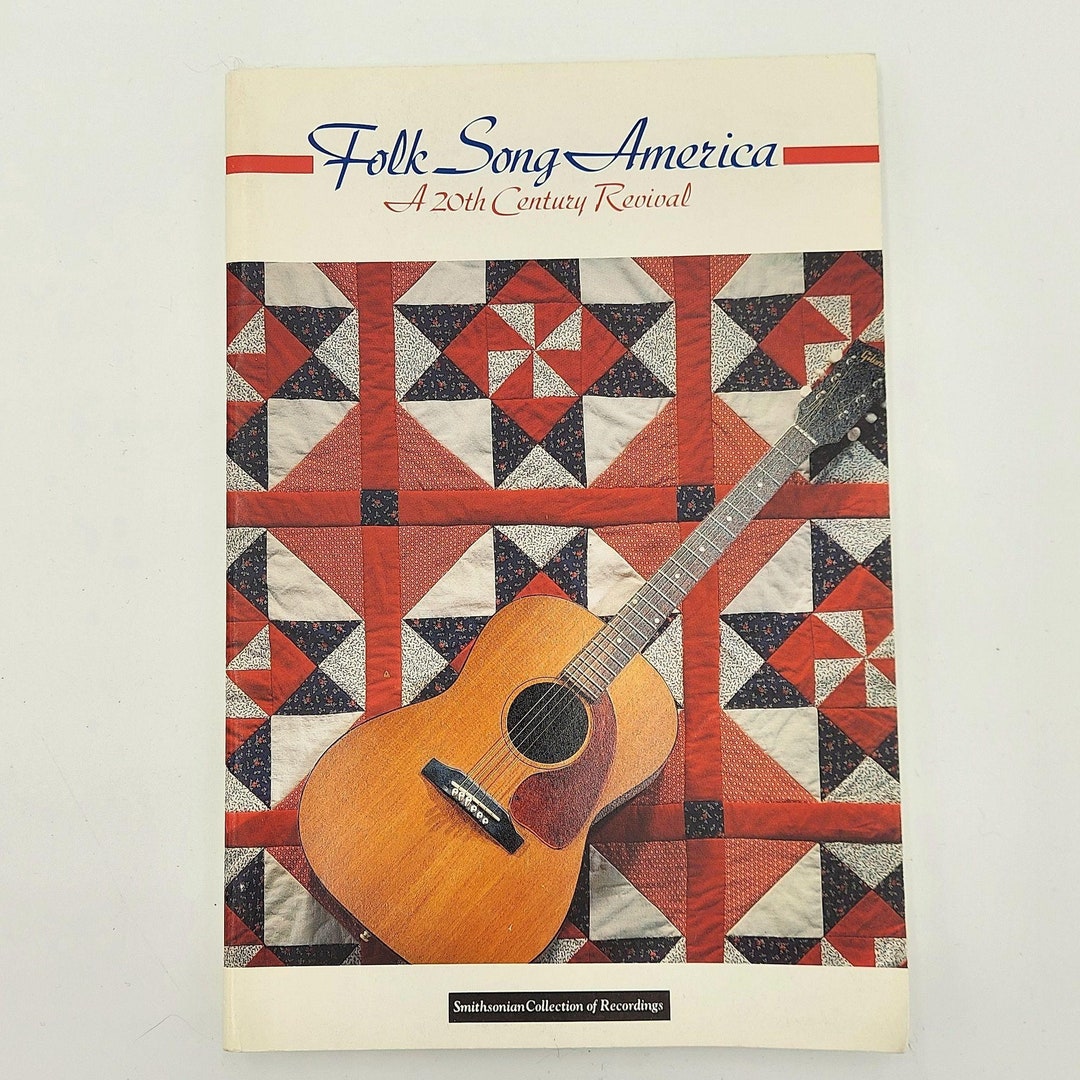 Folk Song America Book 20th Century Revival Paperback 1991 Smithsonian
