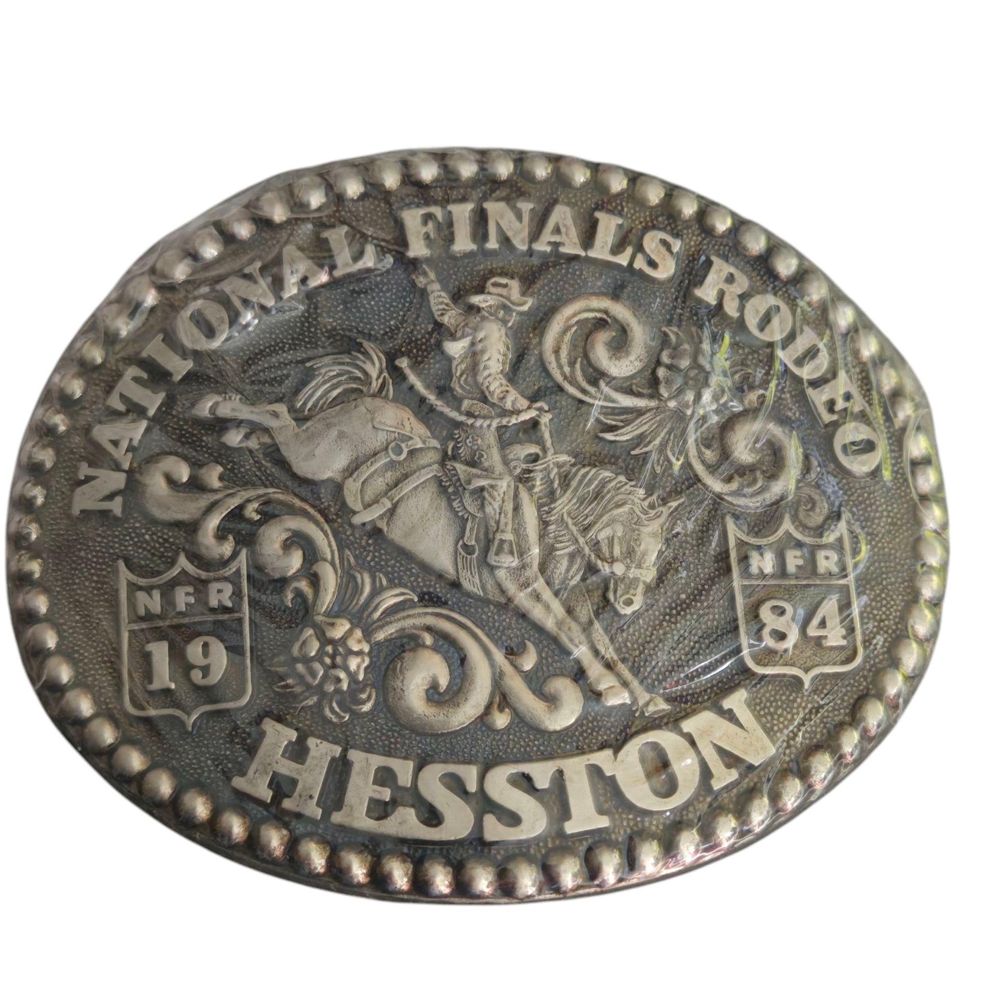 Boucle De Ceinture Vintage – Finales Nationales Rodéo Veau 1985, Hesston (occasion)