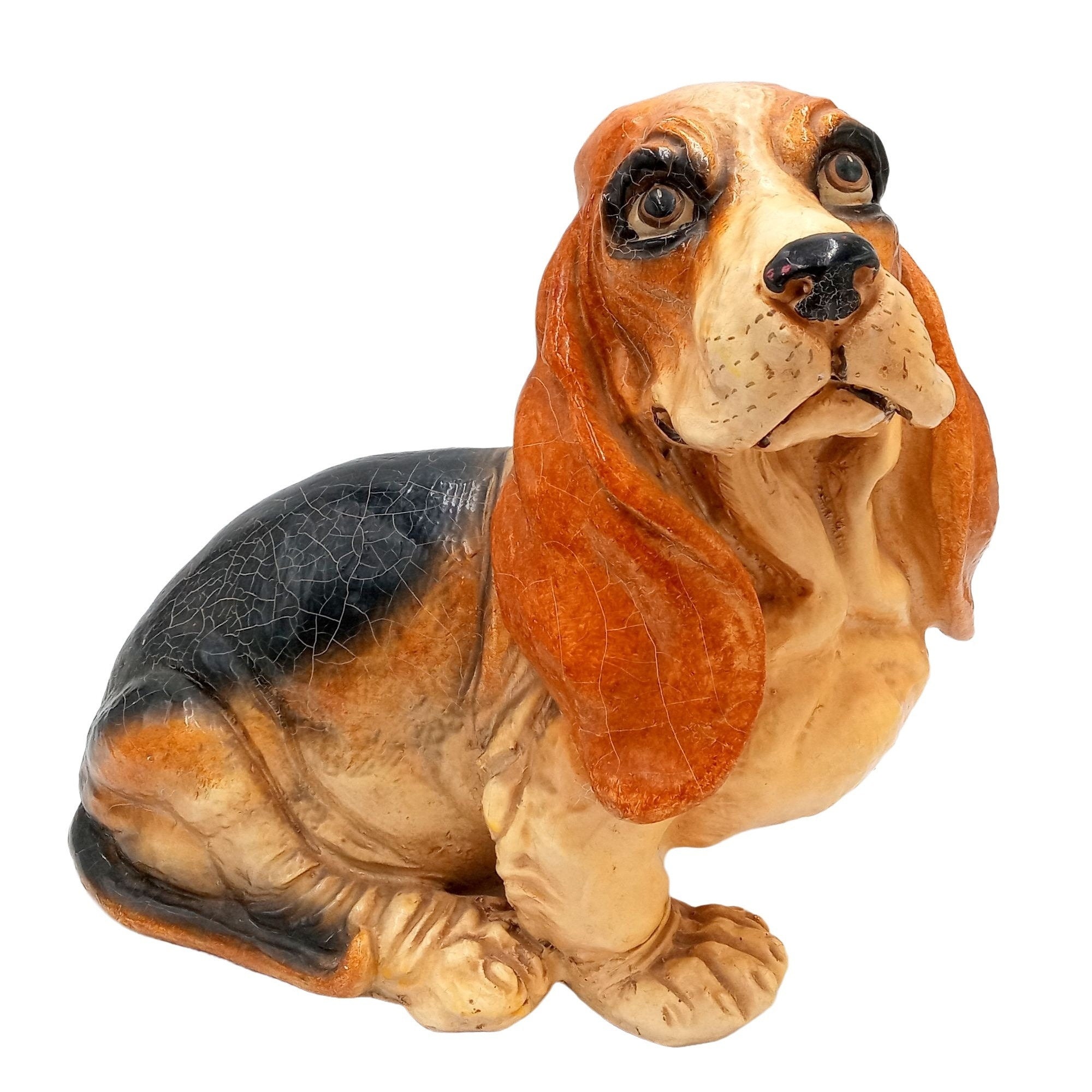 バセットハウンド　木製　置物　犬　オブジェ　ビンテージ　アメリカン バセットハウンド 木製 置物 犬 オブジェ ビンテージ アメリカン 2025