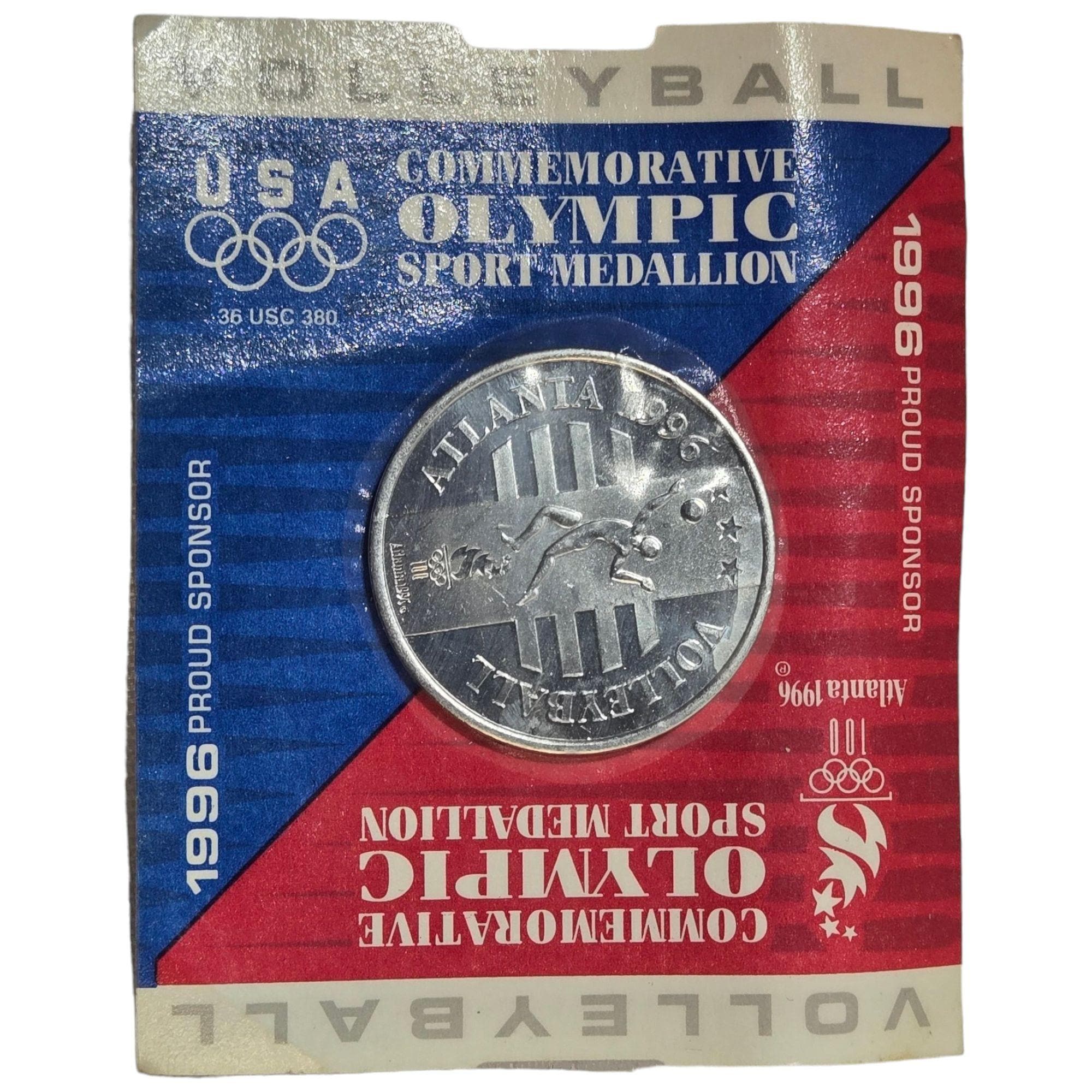1996 Atlanta Olympics Commemorative Volleyball Sport Medallion