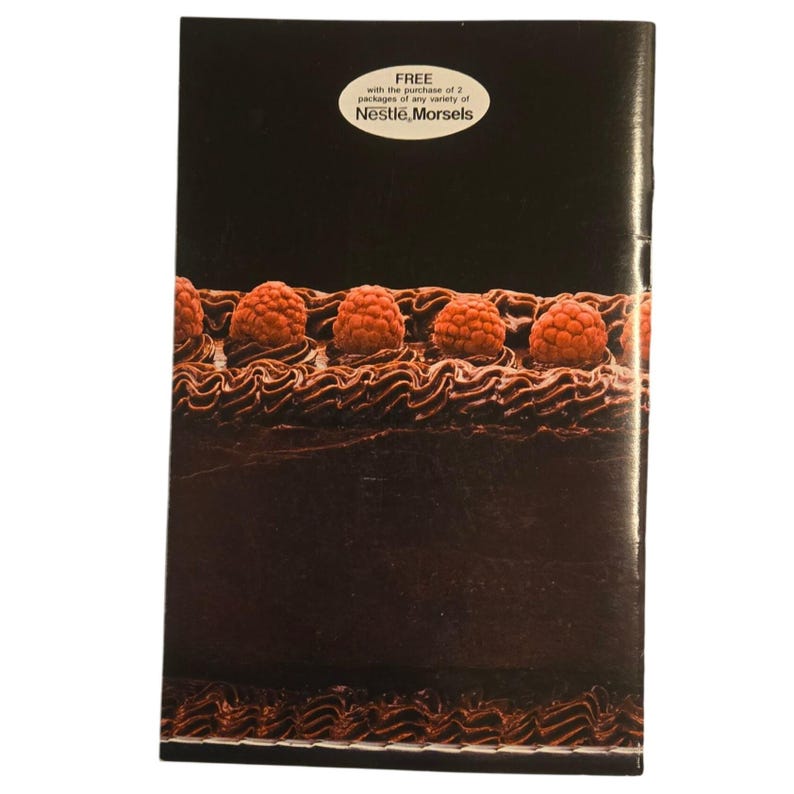 Raspberry Morsels Nestle Morsels Sweet Celebrations Recipe Booklet Vintage 1984 Cookbook ...