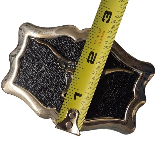 Western Longhorn Belt Buckle Cowboy Cow Bull West… - image 5