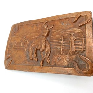 Bronc Riding Belt Buckle Horse Cowboy Ranch Rodeo Justin Boots ...