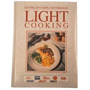 ライトクッキングクックブック 低脂肪 カロリー コレステロール 大型レシピブック