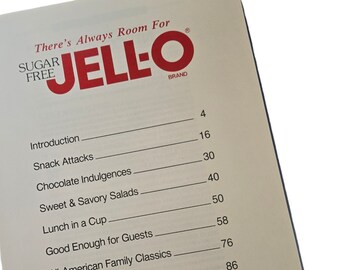 洋書 There's Always Room For Sugar Free JELLO Sugar Free Jello Low Calorie Recipe Book Theres Always Room for