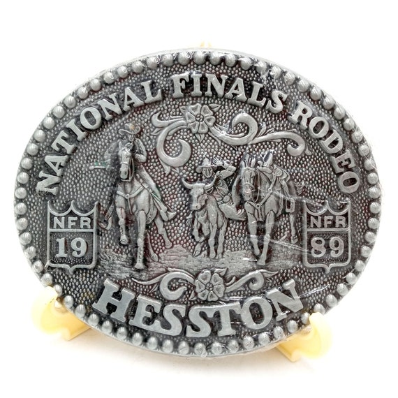 National Finals Rodeo Hesston 2010 NFR Adult Cowboy Buckle New AGCO PRCA Kansas 