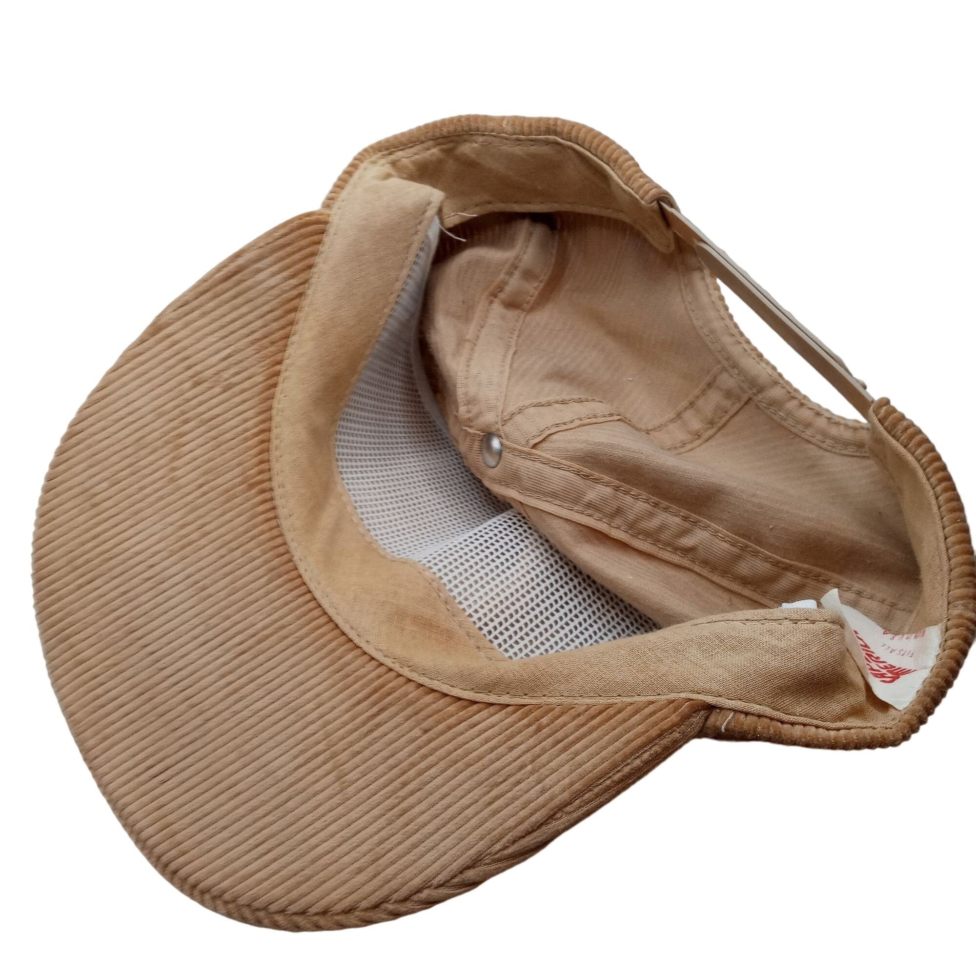 Casquette Vintage ALPO Dog Food Années 70-80 - Rouge Corduroy - Snapback Ajustable - Occasion