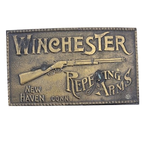 Winchester Repeating Arms Belt Buckle - Etsy