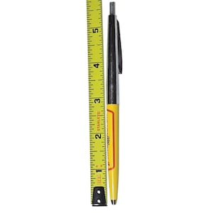 Vintage American Fracmaster Advertising Promotional Pen Yellow AS IS