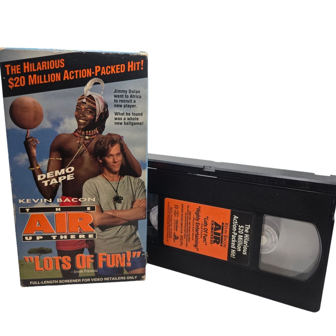 The Air up There VHS Movie Basketball Comedy Kevin Bacon Demo Tape ...