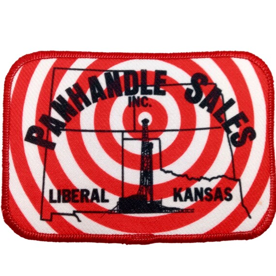 Liberal Kansas Uniform Patch Panhandle Sales Red … - image 1