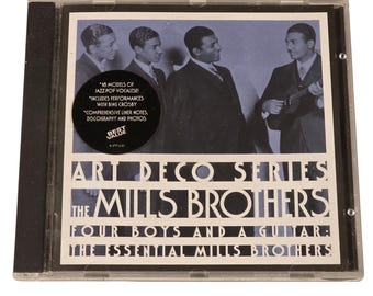The Mills Brothers Art Deco Series Four Boys and A Guitar CD 1995 Jazz Pop