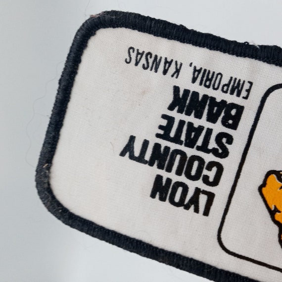 Lyon County State Bank Hat Patch Jacket Vintage E… - image 10