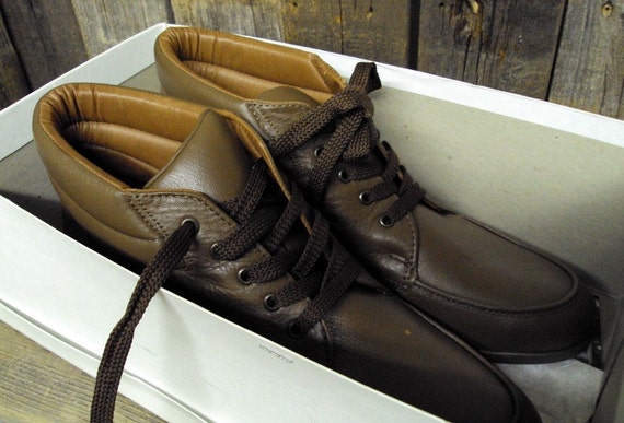 Vintage Soft Spot Brown Ankle Boots in 