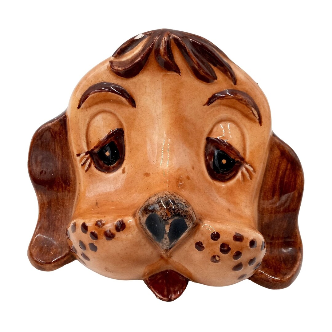 Vintage Puppy Dog Eyeglass Holder Ceramic 1970s Eye Glasses Etsy