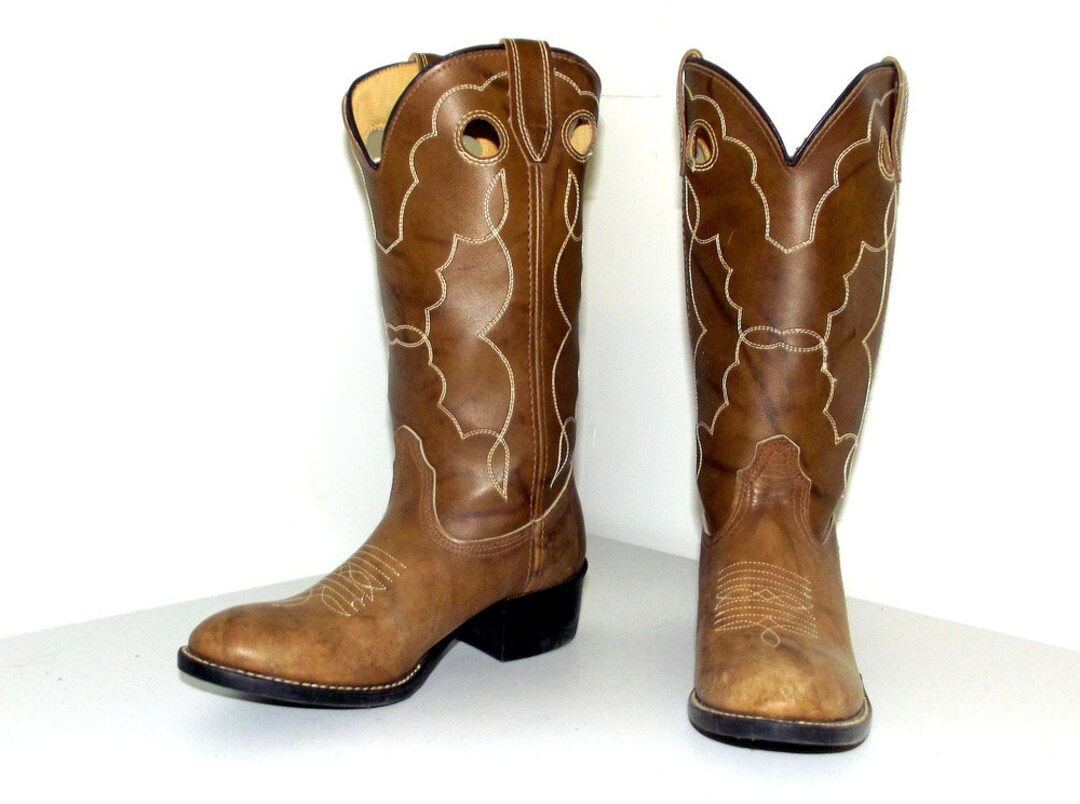 Vintage Acme Brand Cowboy Boots Size 4 D or Cowgirl Size 5.5 - Etsy