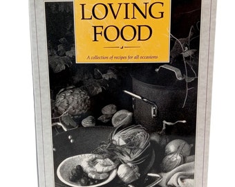 Loving Food Cookbook Vintage 1991 verzameling recepten voor alle gelegenheden boek